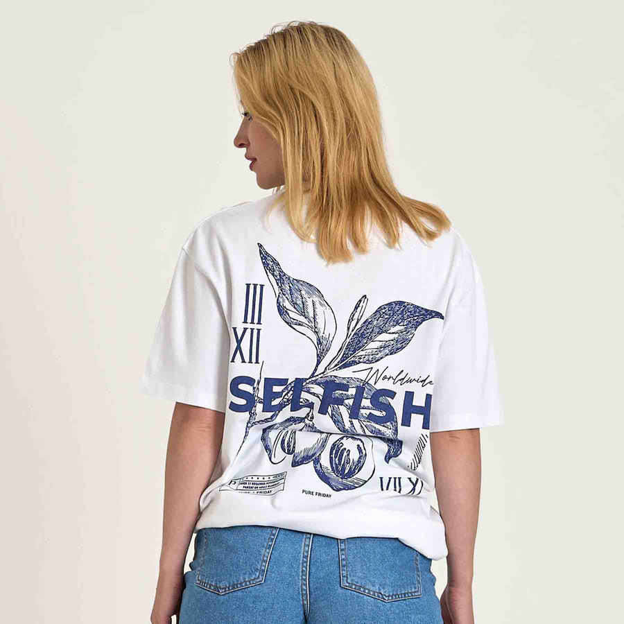 Mille boxy printed tee