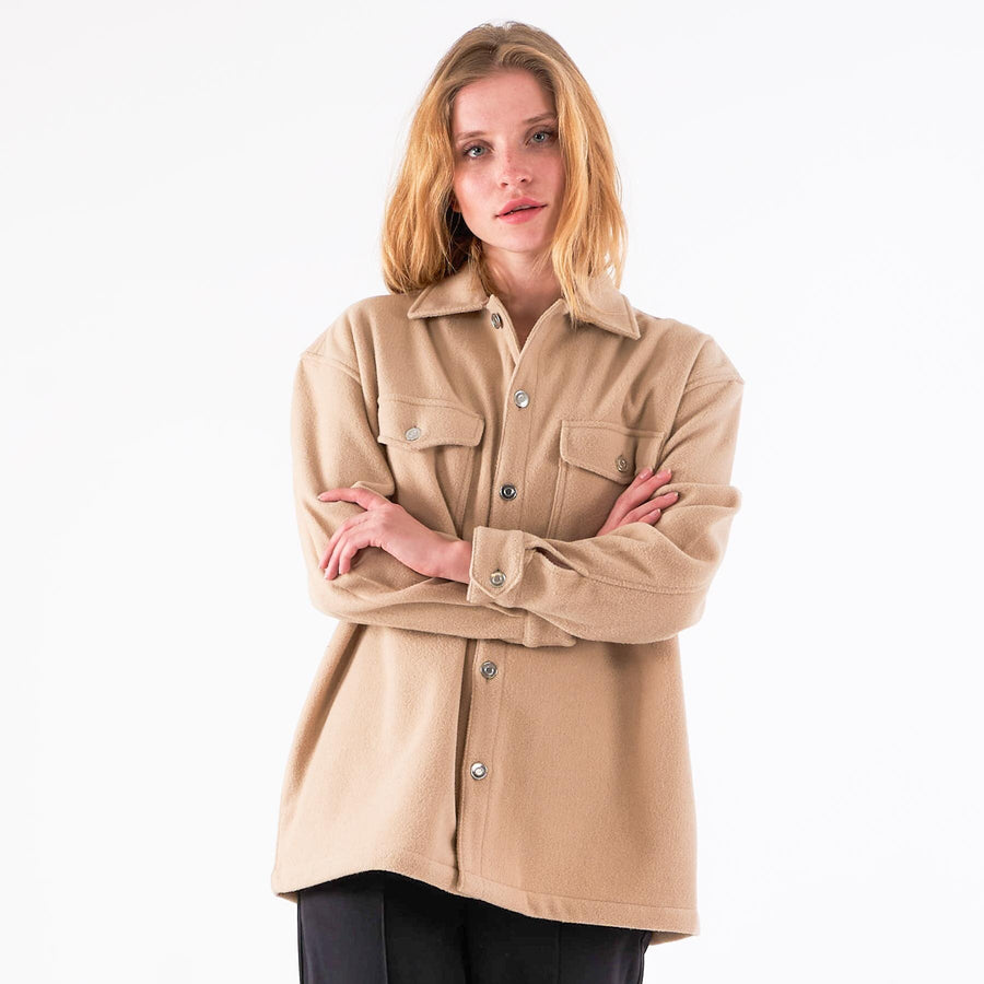 Jannie solid overshirt