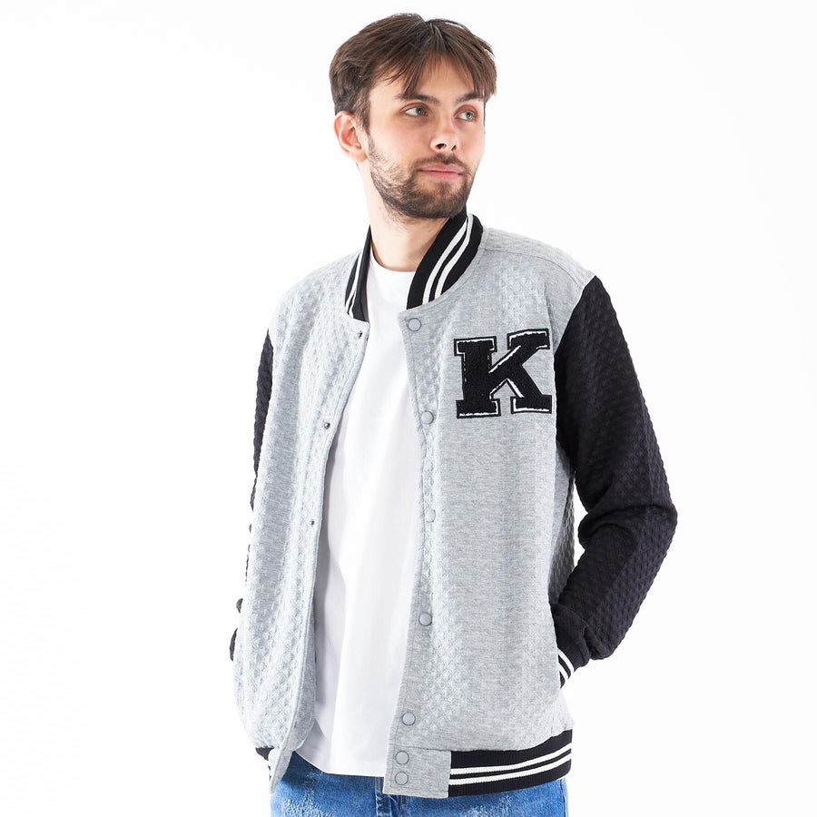 College sweat jacket