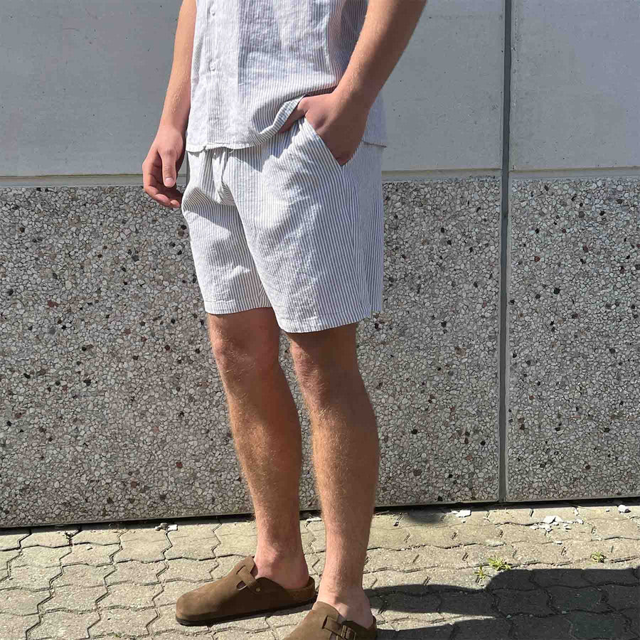 Mario linen shorts