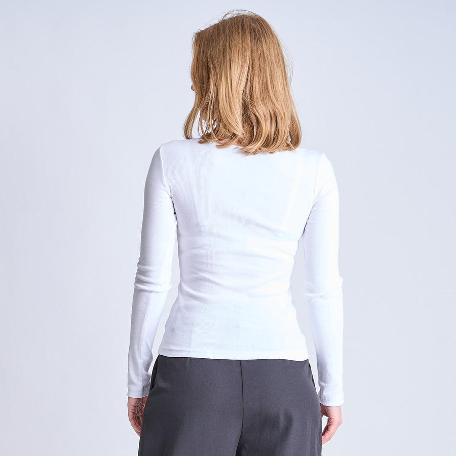 Purmynte heart neck blouse