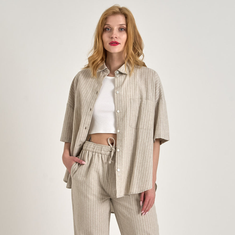 Purtyra linen ss shirt