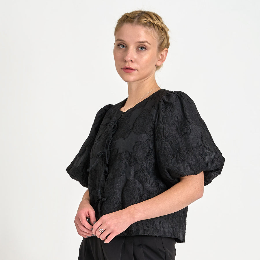 Ines jaquard blouse