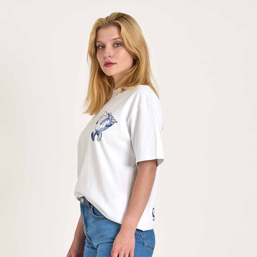 Mille boxy printed tee