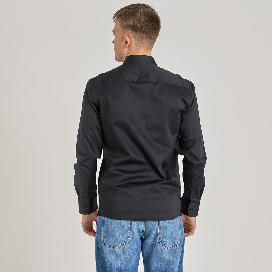 Poplin stretch shirt