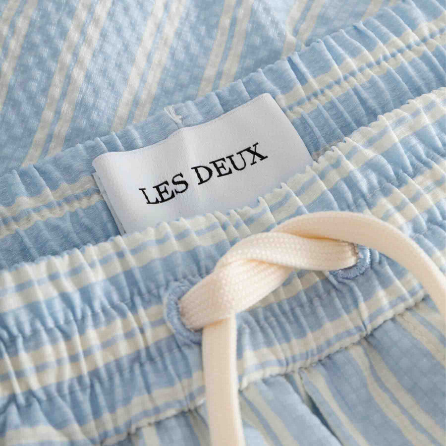 Seersucker swim shorts