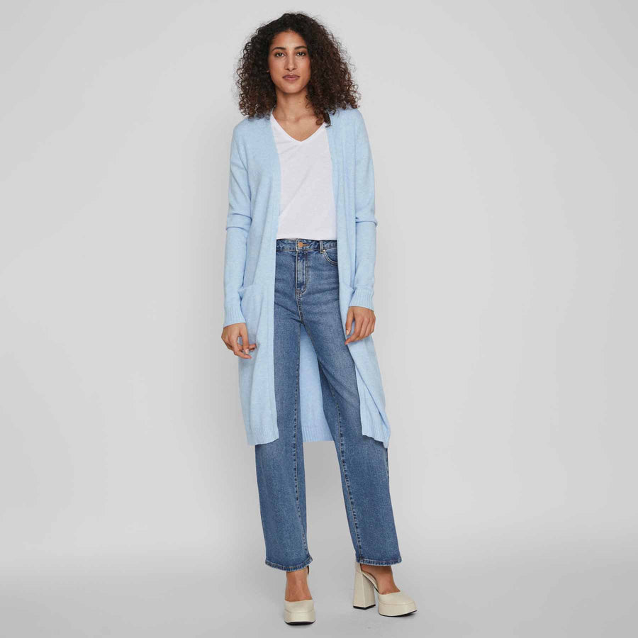 Viril long knit cardigan