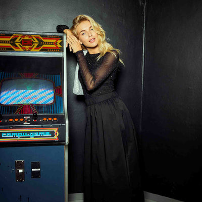 Opal mesh print blouseThumbnail