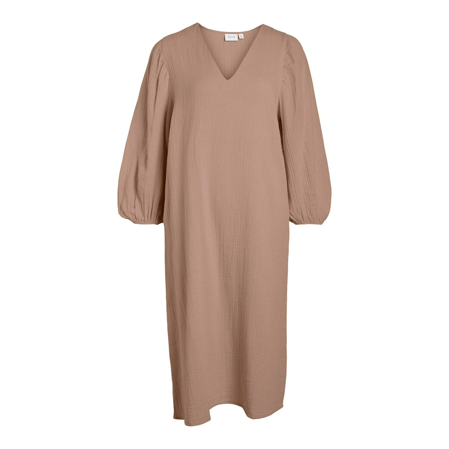 Vilania v-neck 7/8 calf dress