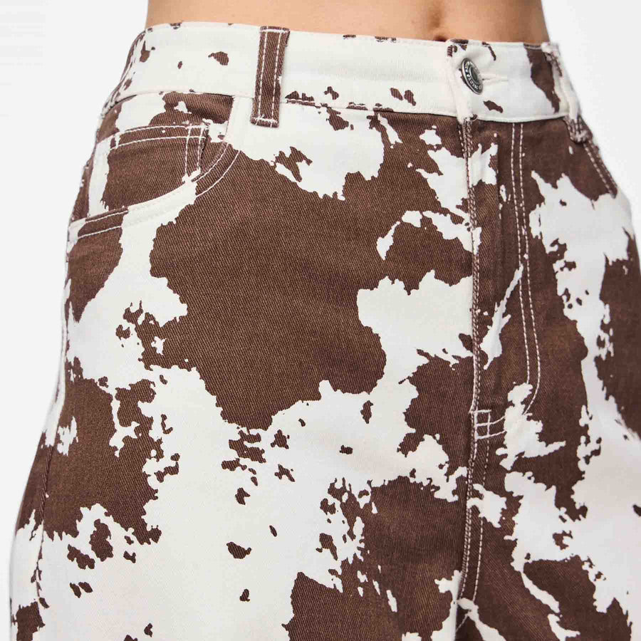 Pcfamina hw wide denim