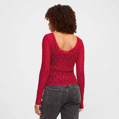 Jxleah lace ls deep back topThumbnail