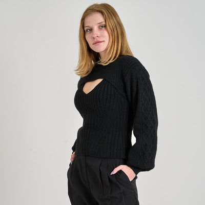 Leslie bolero knitThumbnail