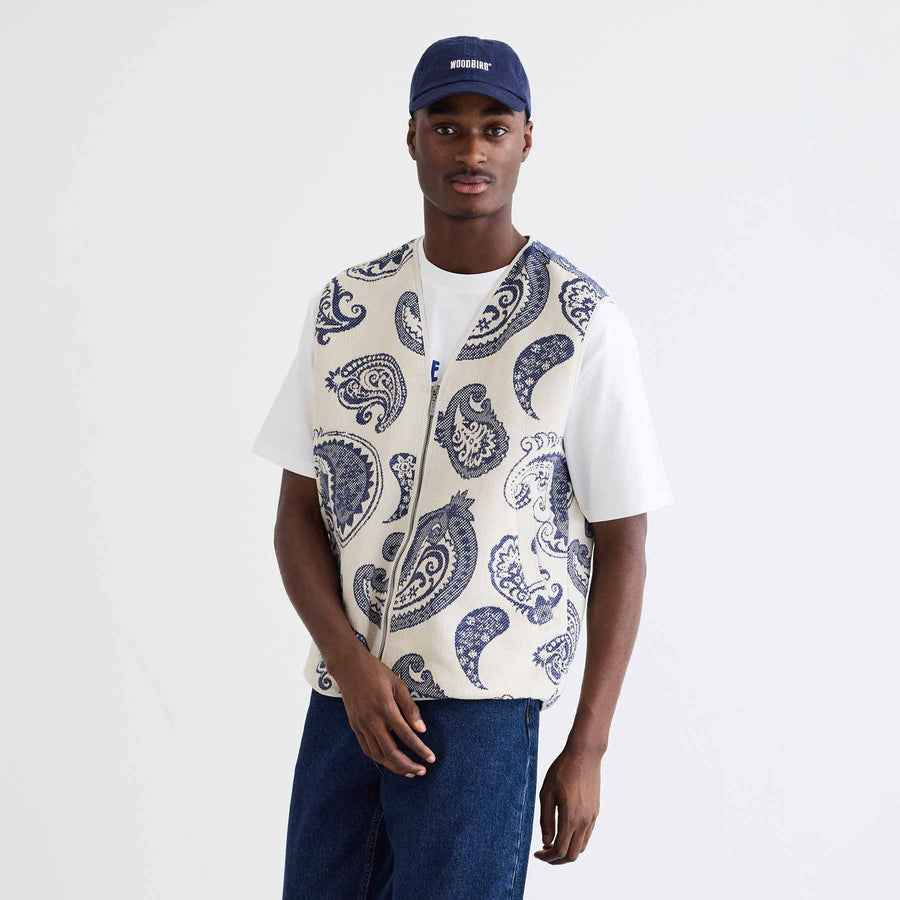 Wbdong paisley vest