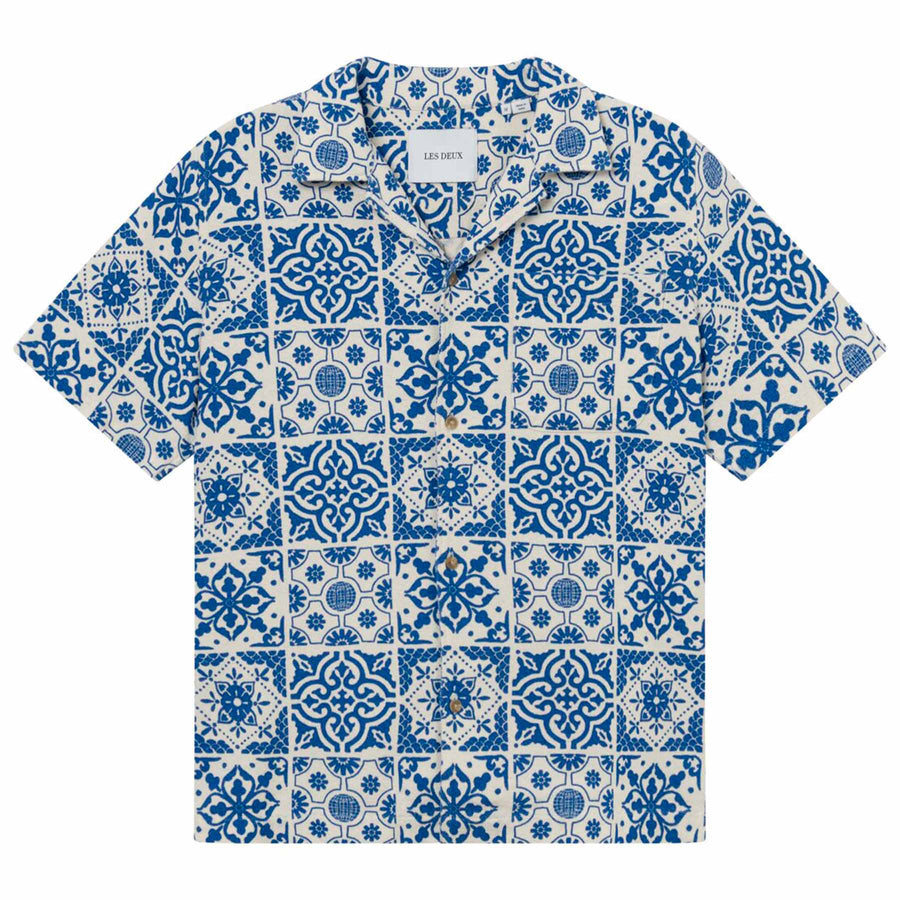 Tile cotton ss shirt