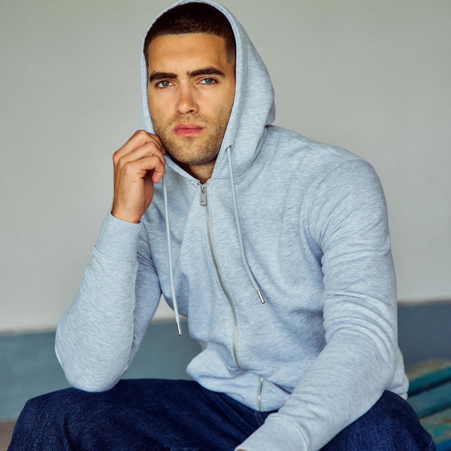 Basic full zip hoodie