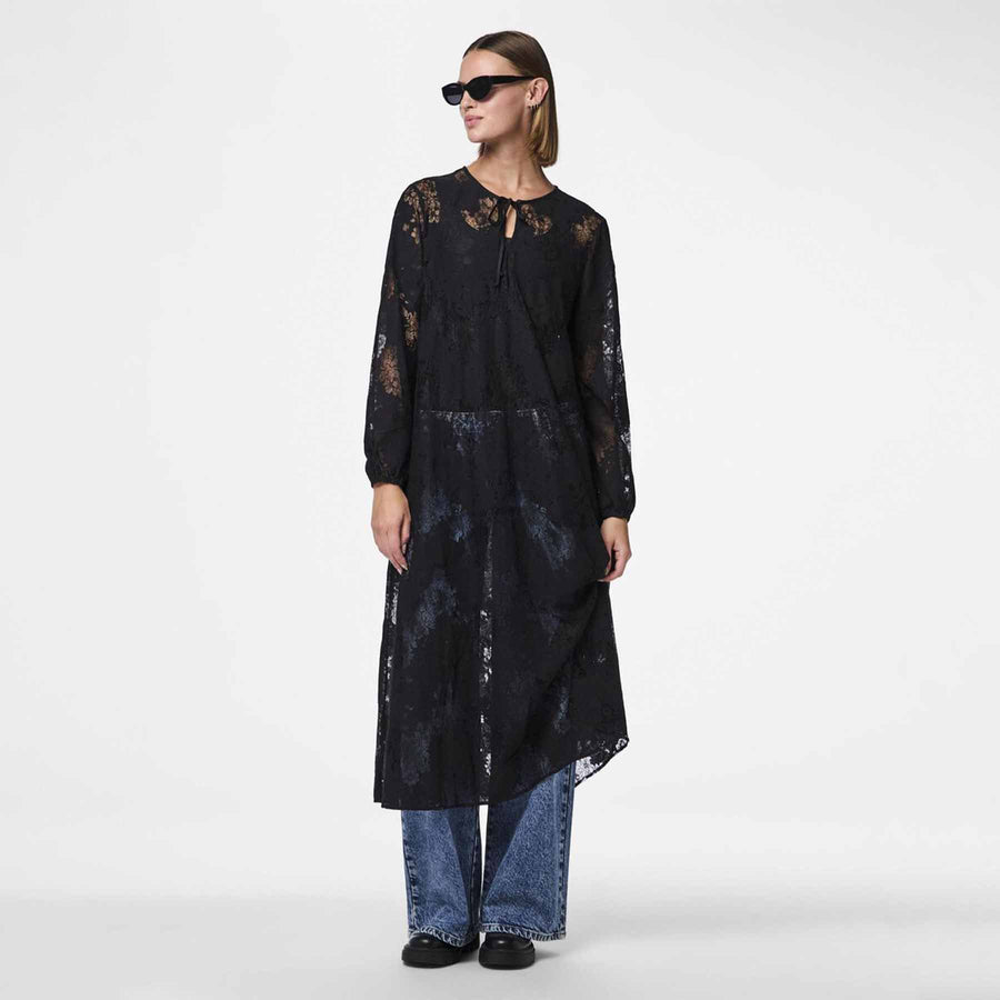 Pcnorinne ls midi dress