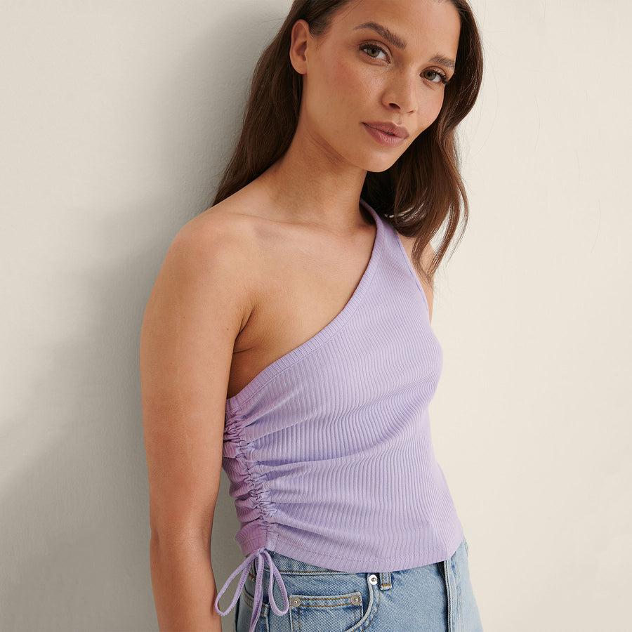 D. one shoulder top