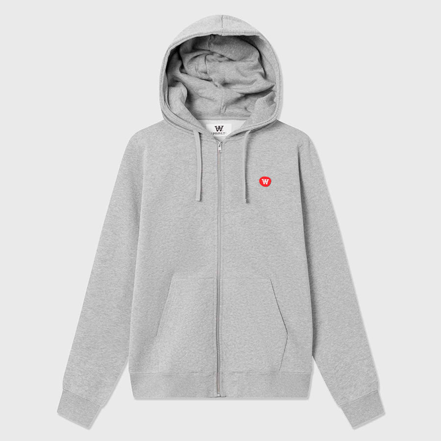 Zan zip patch hoodie