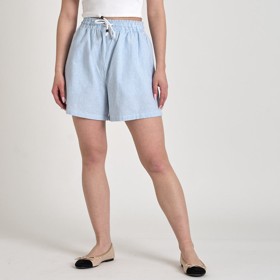 Purtora linen shorts