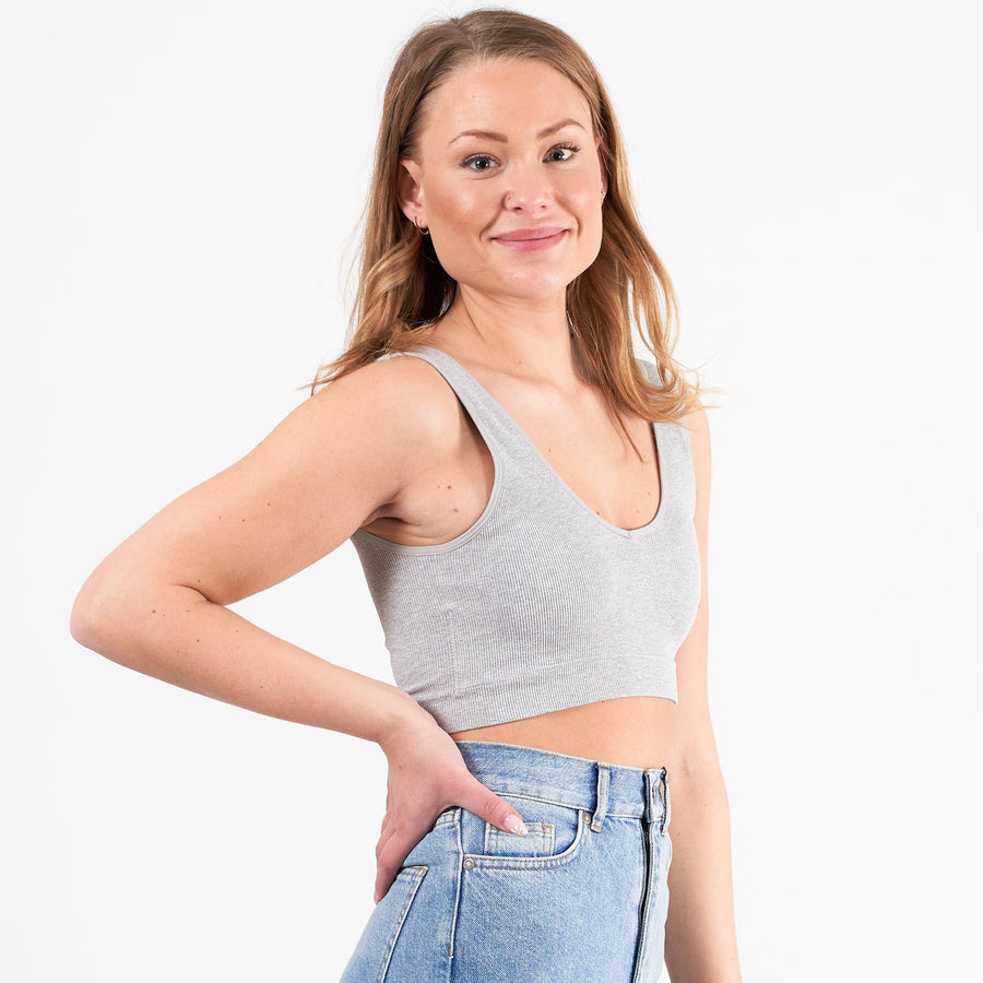 Pcsymmi rib bra 2-pack