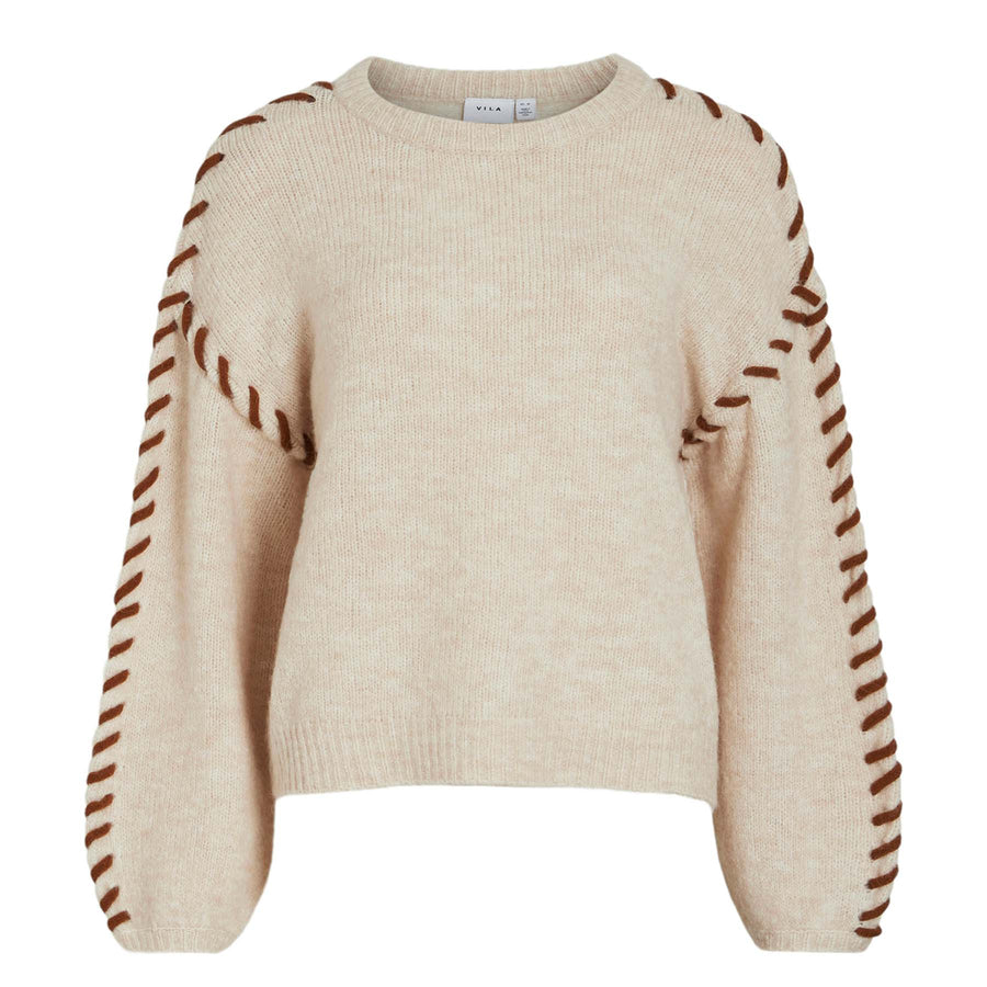 Vihaddo o-neck detail knit