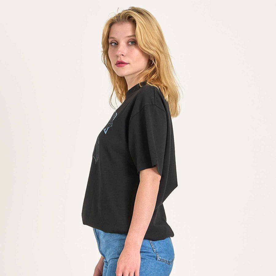 Mille boxy printed tee