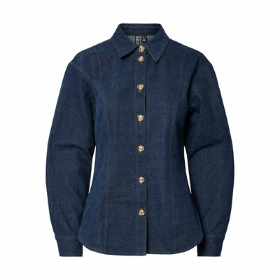 Pcfabia ls fitted denim shirtThumbnail