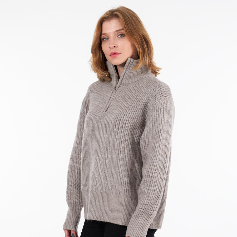 Elanor zip knit