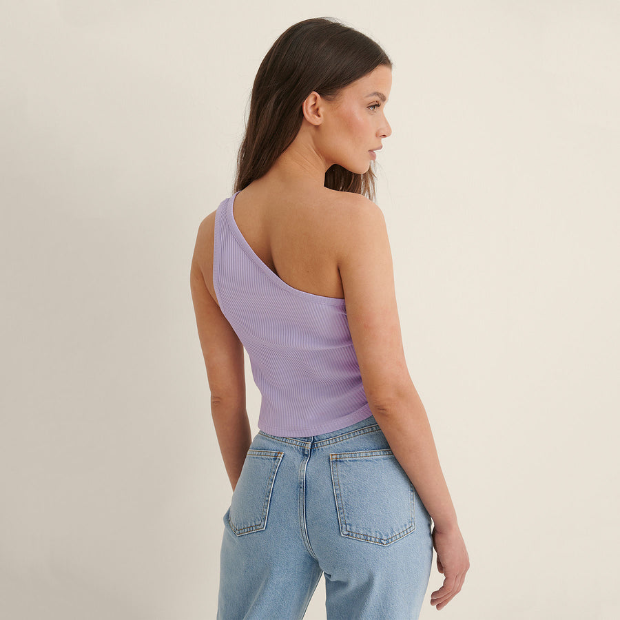 D. one shoulder top