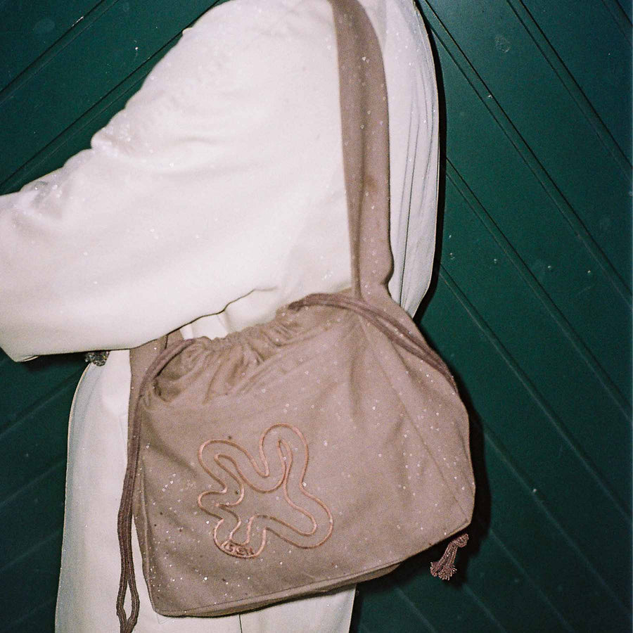 Brown mini shopper