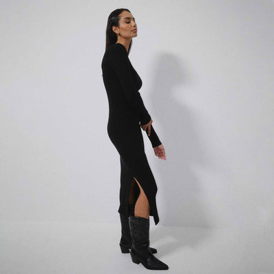 Scoop neck midi slitThumbnail