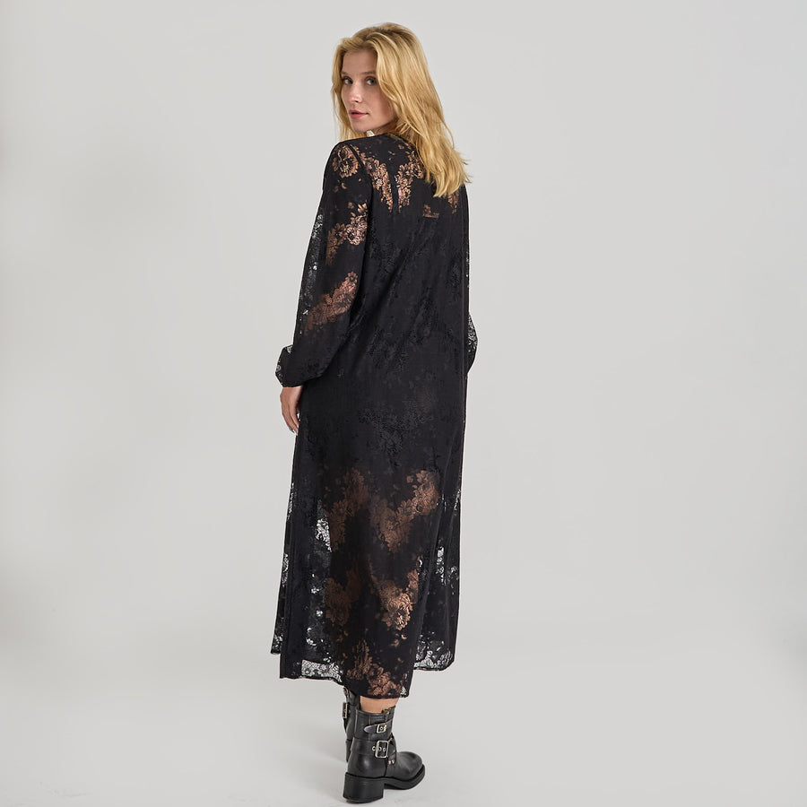 Pcnorinne ls midi dress