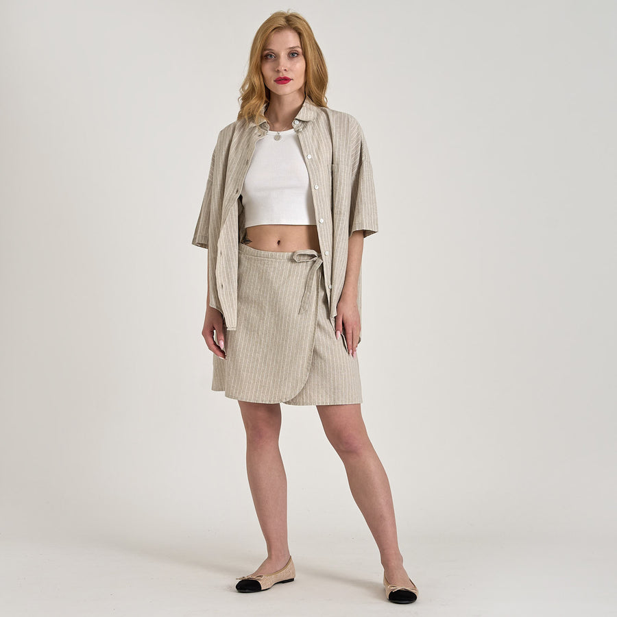 Purtyra linen ss shirt