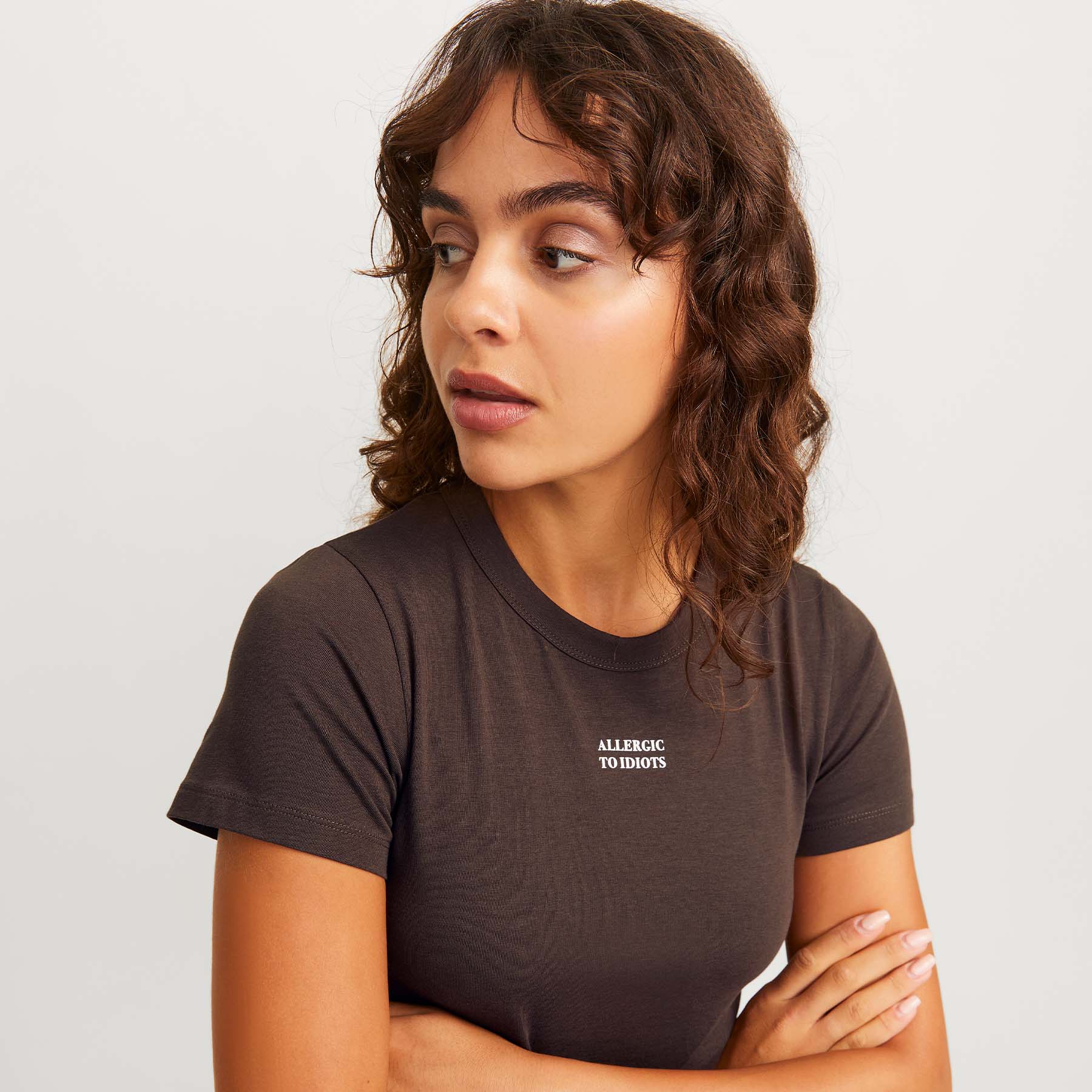 JJXX Jxgigi STR S Stripe Tee Jrs SN, Bianco Brillante/Strisce: Nero, L