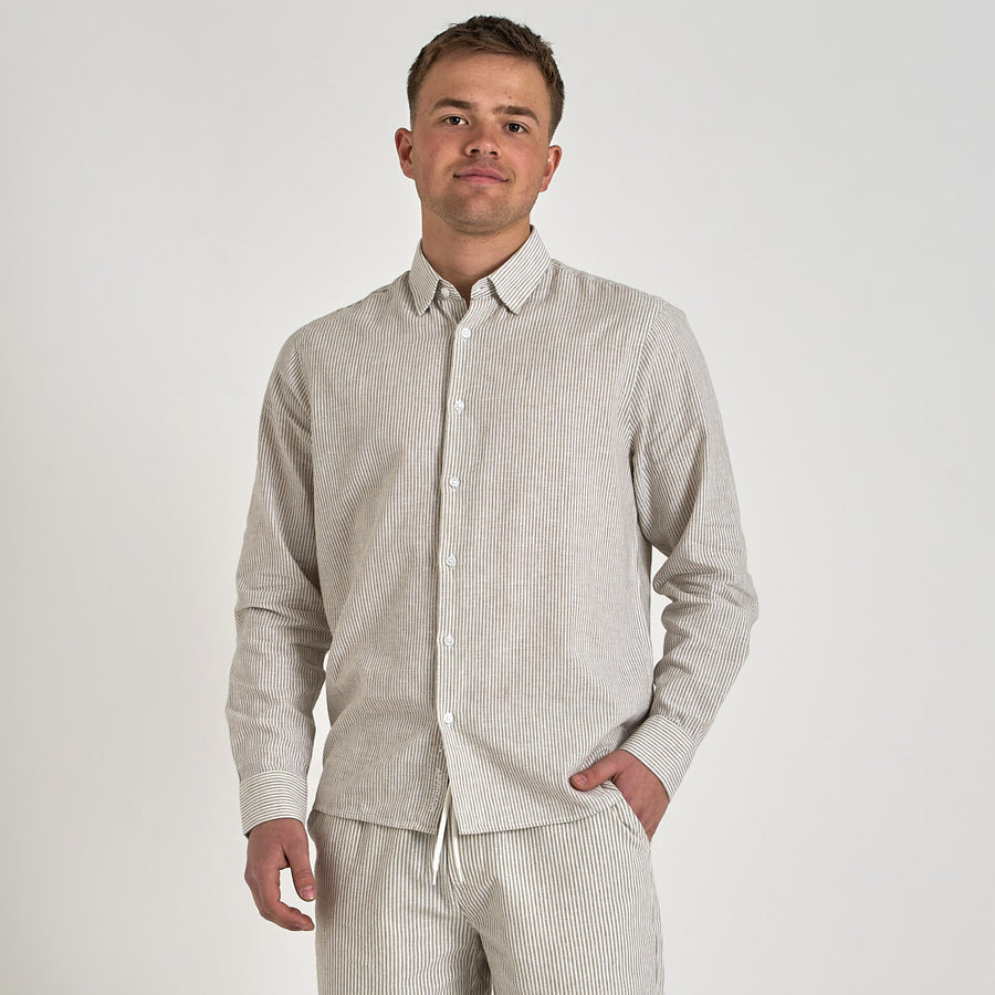 Mario linen shirt ls