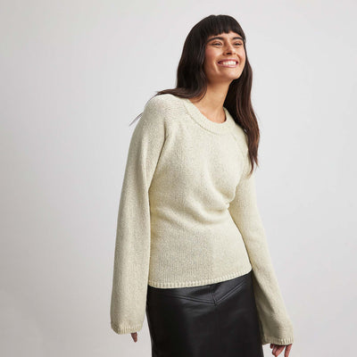 Open back knitted sweaterThumbnail