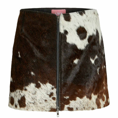 Jxhannah cow leather skirtThumbnail