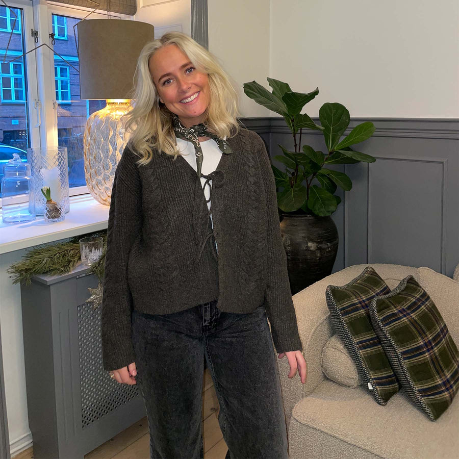 Objdonovani l/s knit cardigan