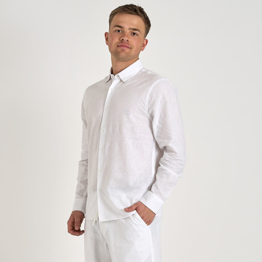 Mario linen shirt ls