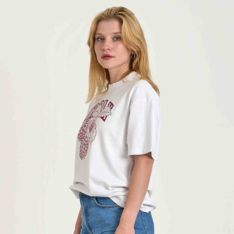 Mille boxy printed tee