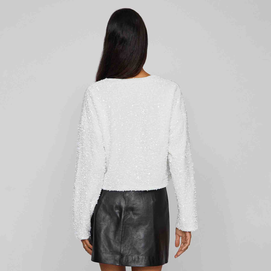 Viaria l/s o-neck cardigan