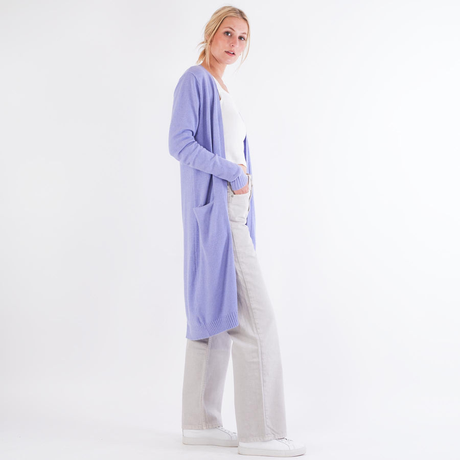 Viril long knit cardigan