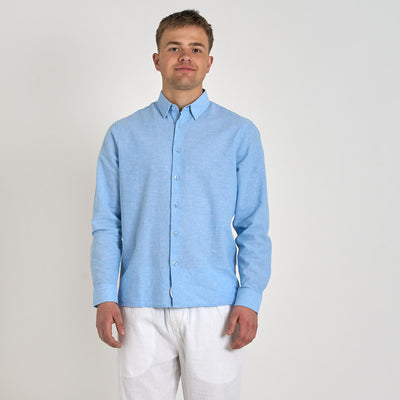 Mario linen shirt lsThumbnail