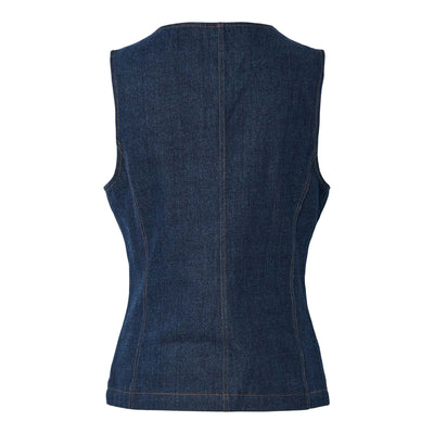 Pcfabia sl o-neck denim vestThumbnail