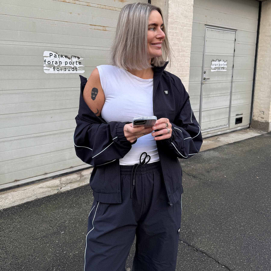 Wwabb crinkle track pants