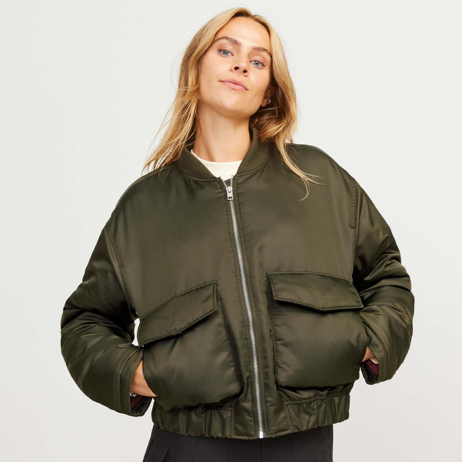 Jxcaren padded bomber