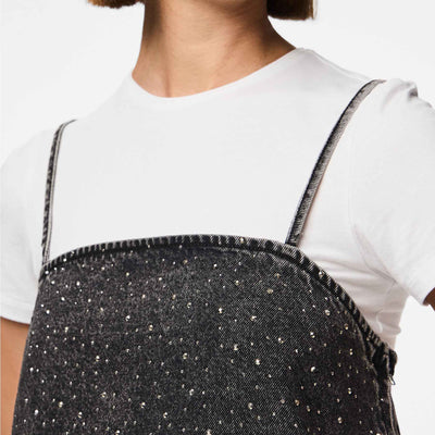 Pcnoel short slip denim dressThumbnail