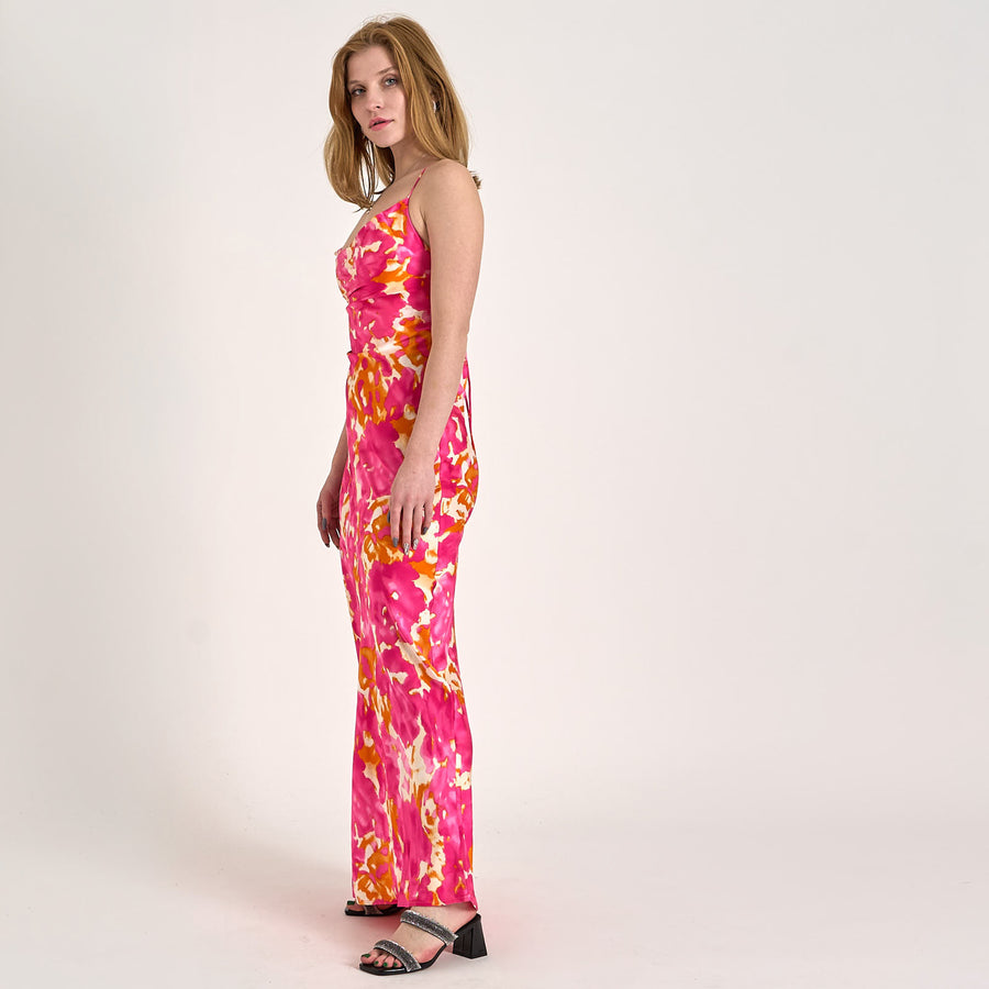 Objsally maxi slip dress