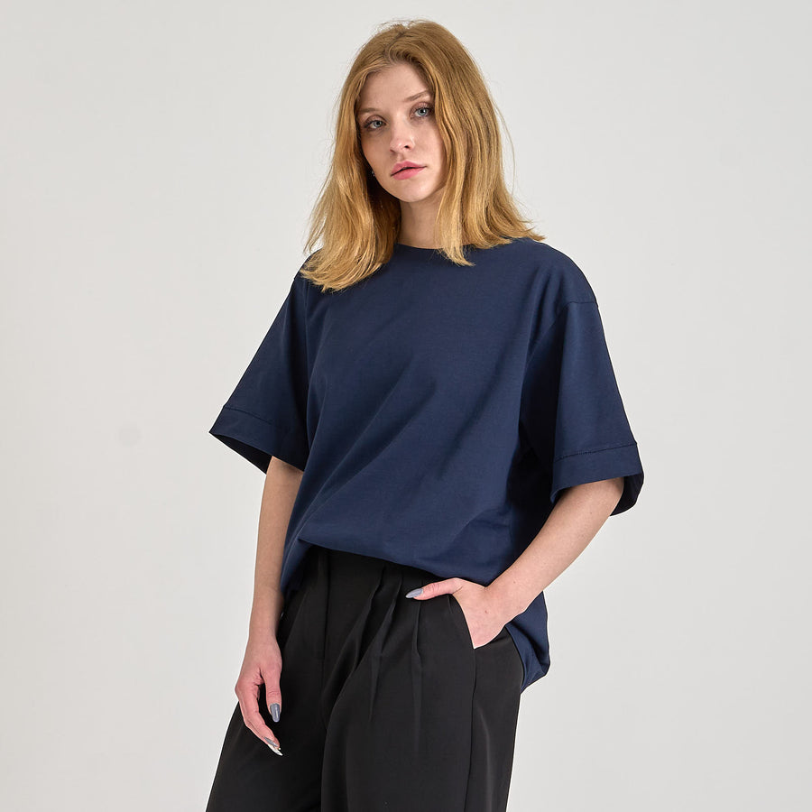 Heavy jersey oversize t-shirt