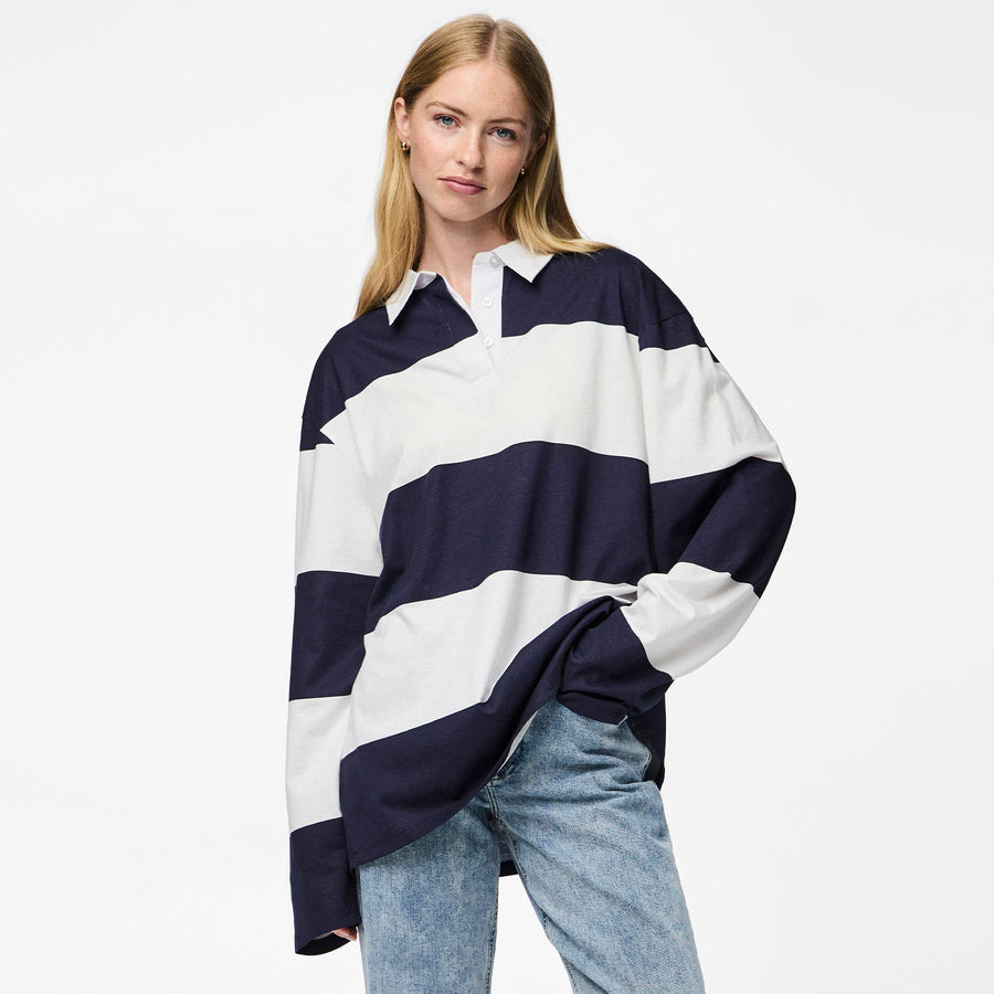 Pcfrida ls oversize polo
